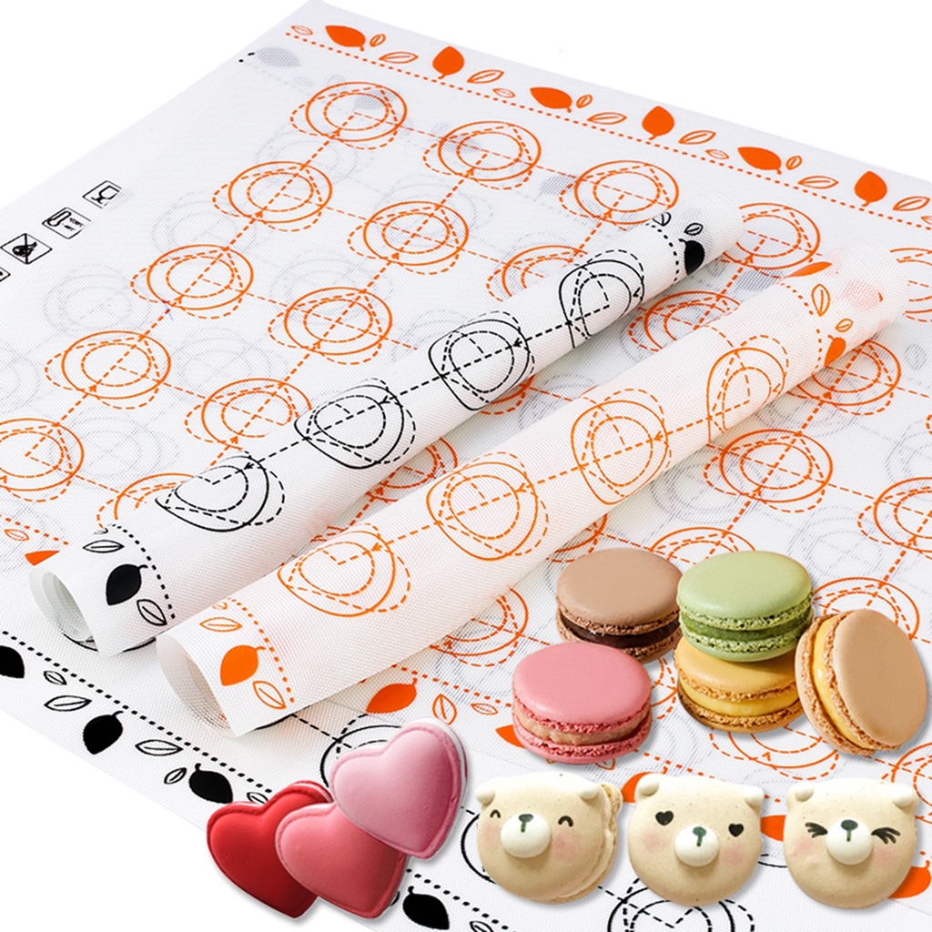 Thảm Silicon Nướng Bánh Macaron Chống Dính Chịu Nhiệt Cao