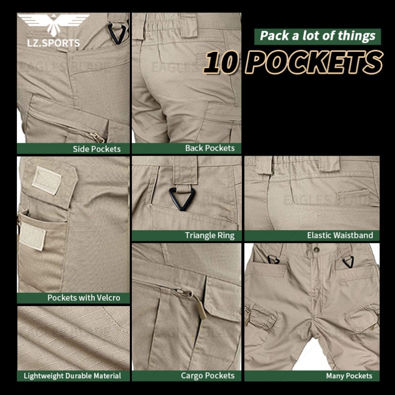 Eagllage Quần Hàng Hiệu Phụ Nữ IX7 Màu Đen