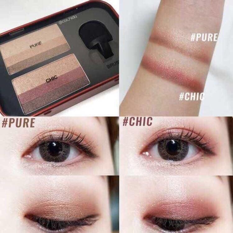 Bảng Bảng Phấn Mắt Aprilskin Perfect Magic Dual Eyeshadow 6g