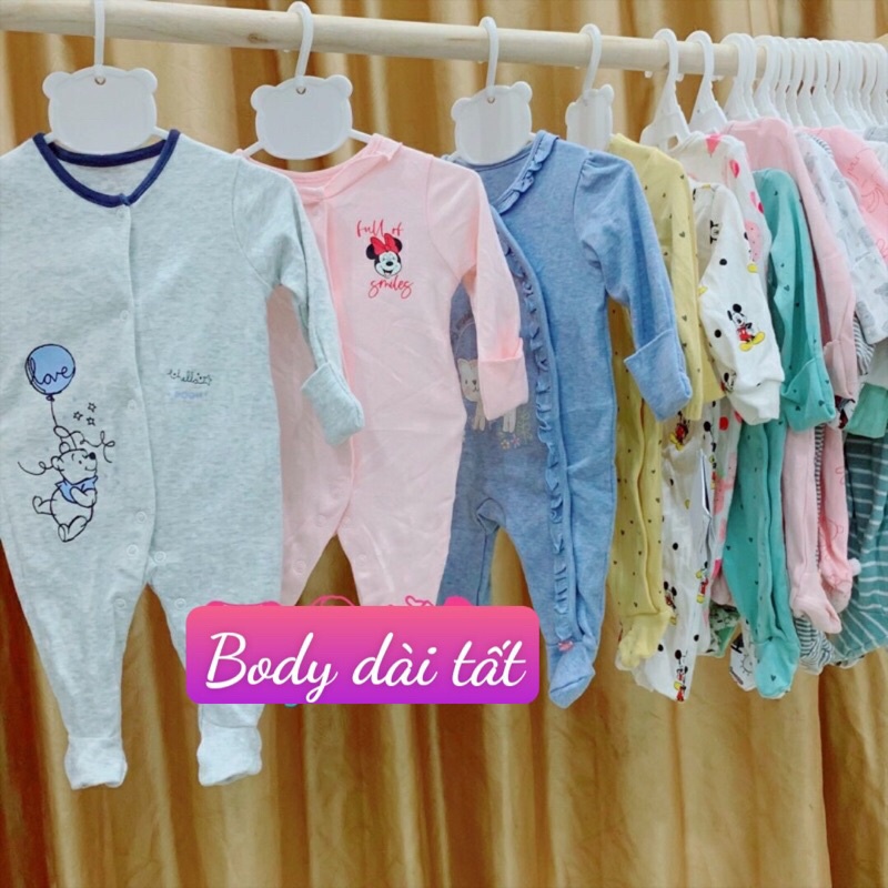 [Hàng mới về] Body liền tất/ Bodysiut mẫu dầy dặn cho bé