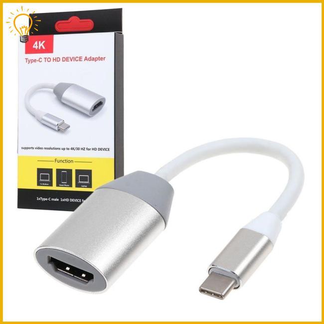 Cáp Chuyển Đổi Usb-C Usb 3.1 Type C Sang Hdmi Cho Macbook Chromebook