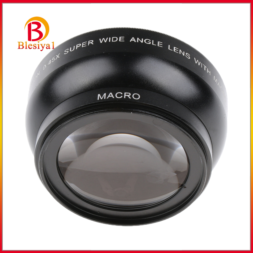 Ống Kính Góc Rộng Và Macro 52mm 0.45x Cho Máy Ảnh Nikon D3200 D3100 D5200 D5100 D3300