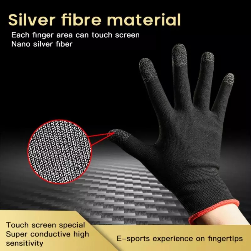 Roselife 1 Pair Touch Screen Sensitive Breathable Gaming handmade Gloves Wear-resistant Sweat-proof Sunscreen Warm Gloves