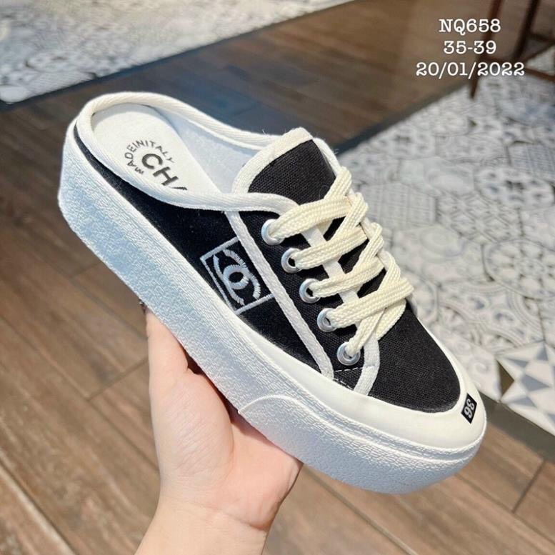 Giày tim đỏ phong cách tiểu thư