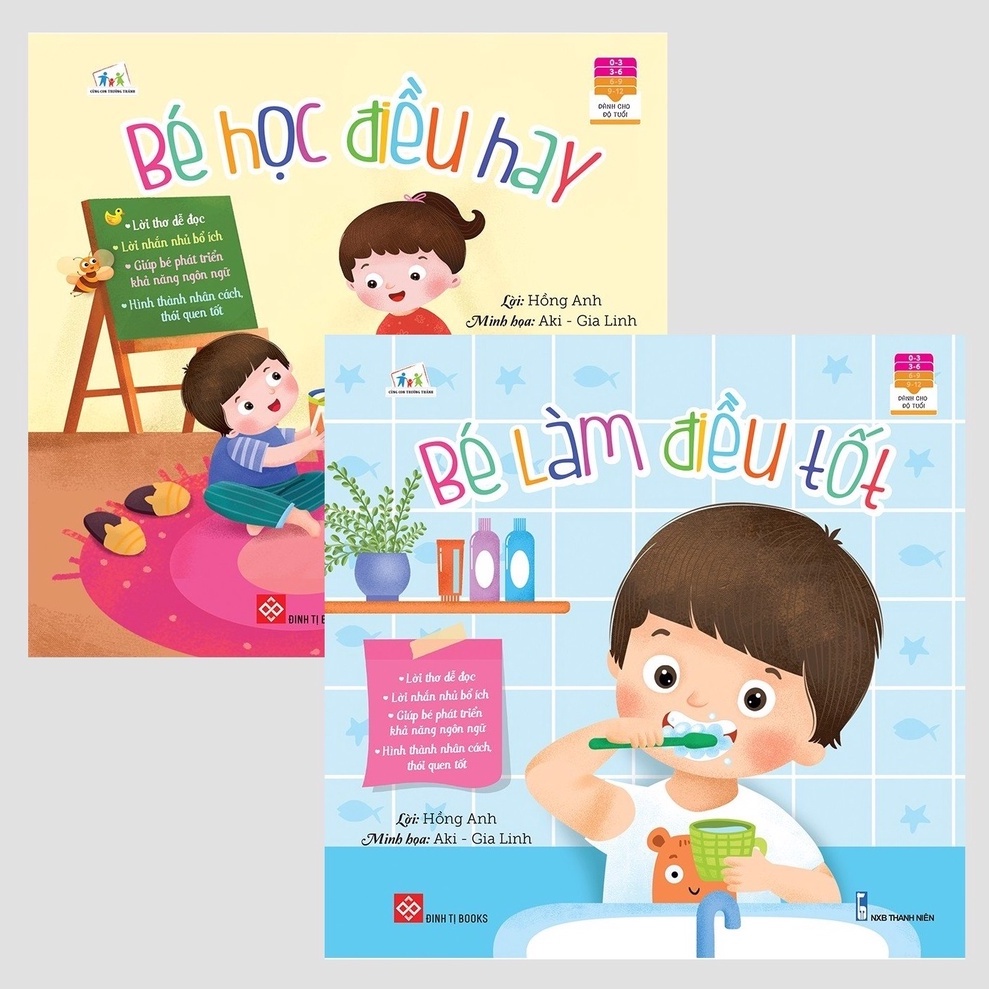 Sách - Combo Bé Làm Điều Tốt - Bé Học Điều Hay (bộ 2 quyển)