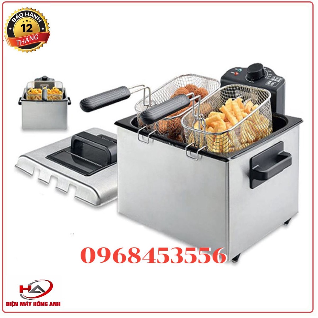 Nồi chiên, bếp chiên điện Sokany 5l -Bảo hành 12 tháng-Lỗi 1 đổi 1