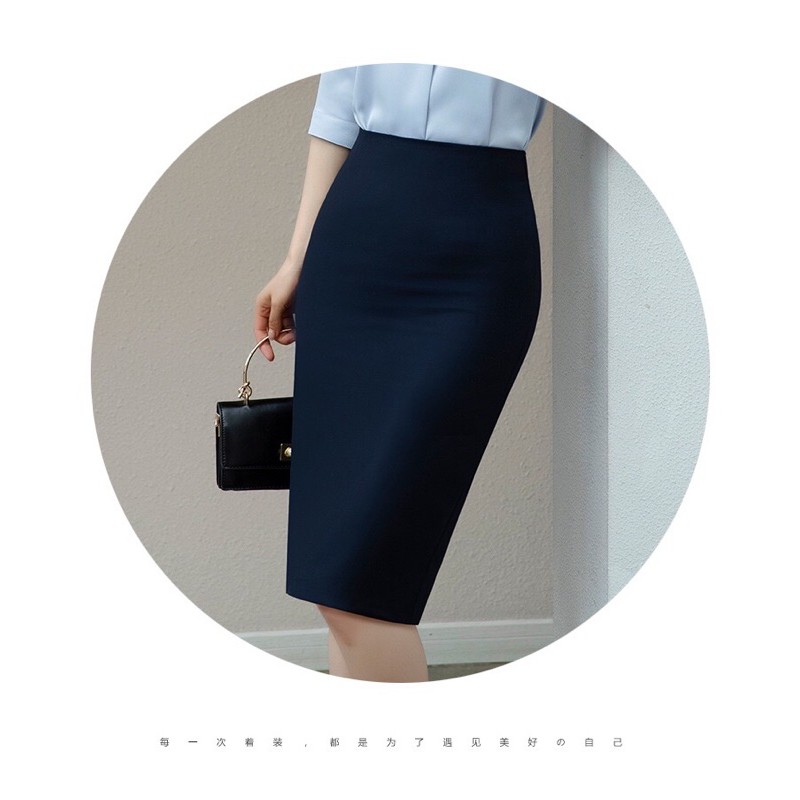🌸 Chân váy bút chì sẻ sau dáng dài/chân váy đẹp/ chân váy công sở/ chân váy dài | BigBuy360 - bigbuy360.vn