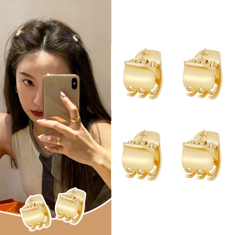 Bộ 2 Kẹp Tóc Nhỏ Xinh Sáu Màu Thời Trang Phong Cách Hàn Quốc Cho Nữ
