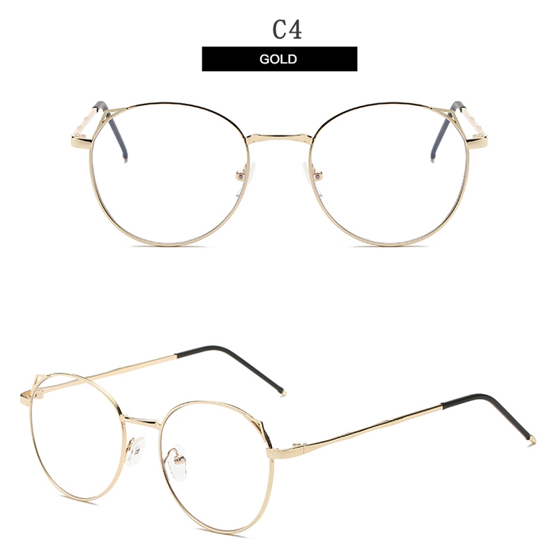 Kính mát gọng kim loại tròn Unisex