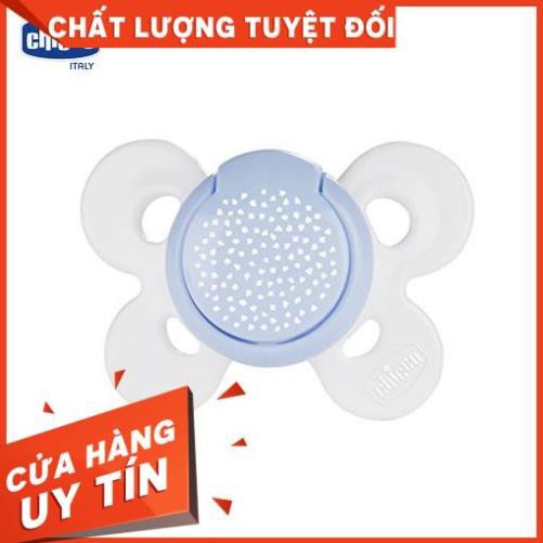 (Chính Hãng) TI GIẢ SILICON CHICCO PHYSIO COMFORT KÈM HỘP 0-6M