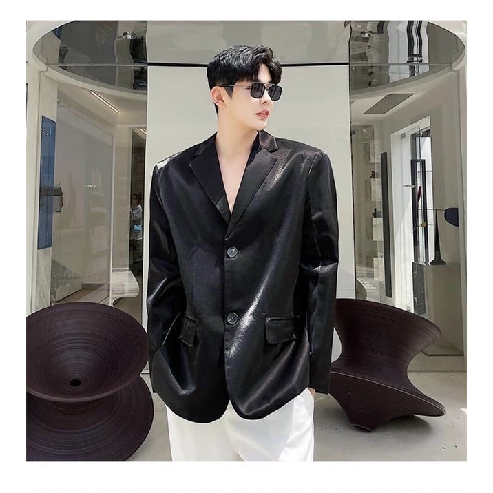 Ao khoác blazer Fo Bóng nam nữ form Unisex