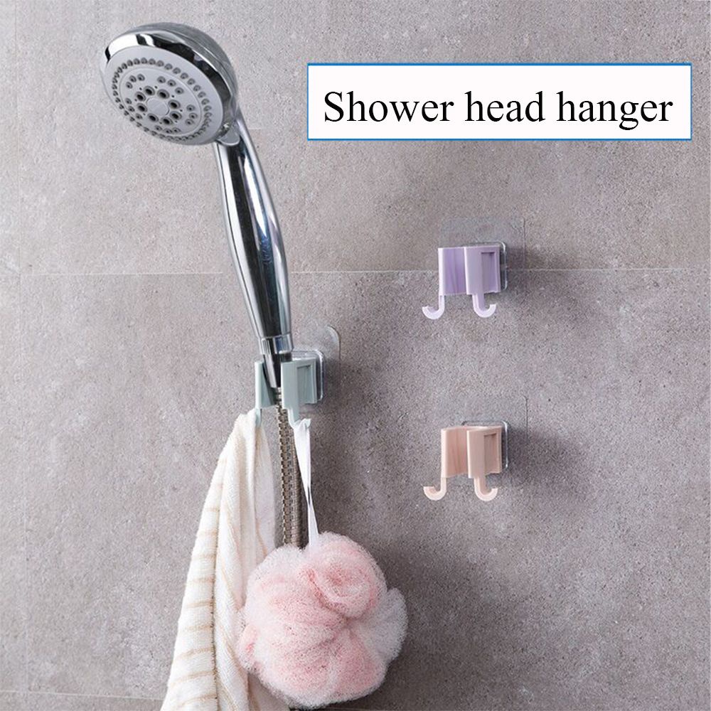 Kẹp đỡ đầu vòi hoa sen gắn tường không cần khoan lỗ tùy chọn màu sắc cho nhà tắm