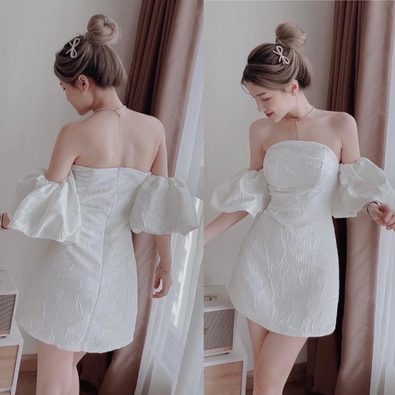 ĐẦM GẤM RỚT TAY PHỒNG SIÊU XINH