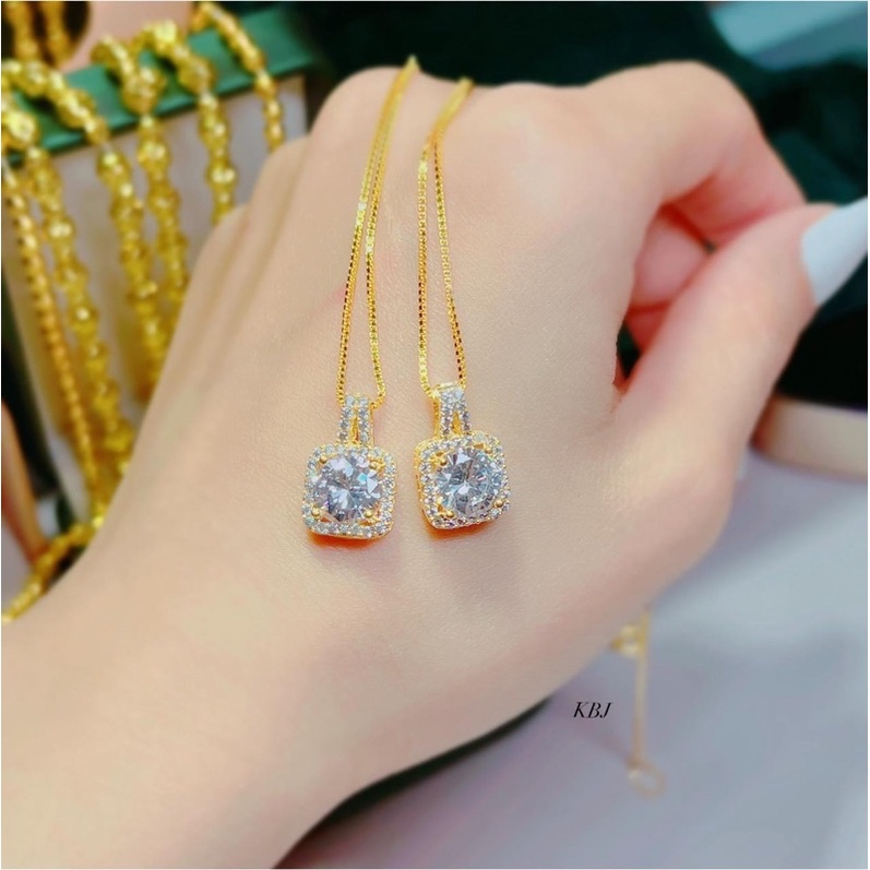 Dây chuyền nữ, dây chuyền nữ bạc ta, xi vàng bền mầu,mầy vàng rất đẹp
