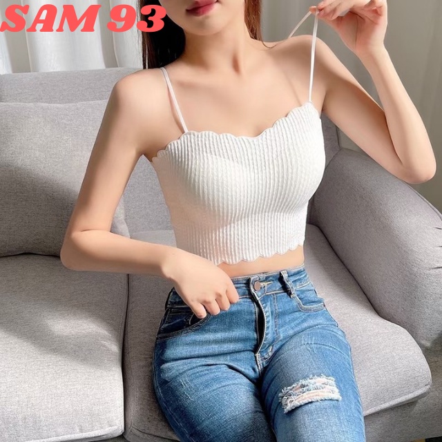 Áo Bra Nữ Đúc Su Dây Chéo Khoe Lưng Trần Gợi Cảm 💖FREESHIP💖 Áo Ngực Bra Đẹp Có Đệm Kiểu Dáng Trẻ Trung – SAM 93 B32