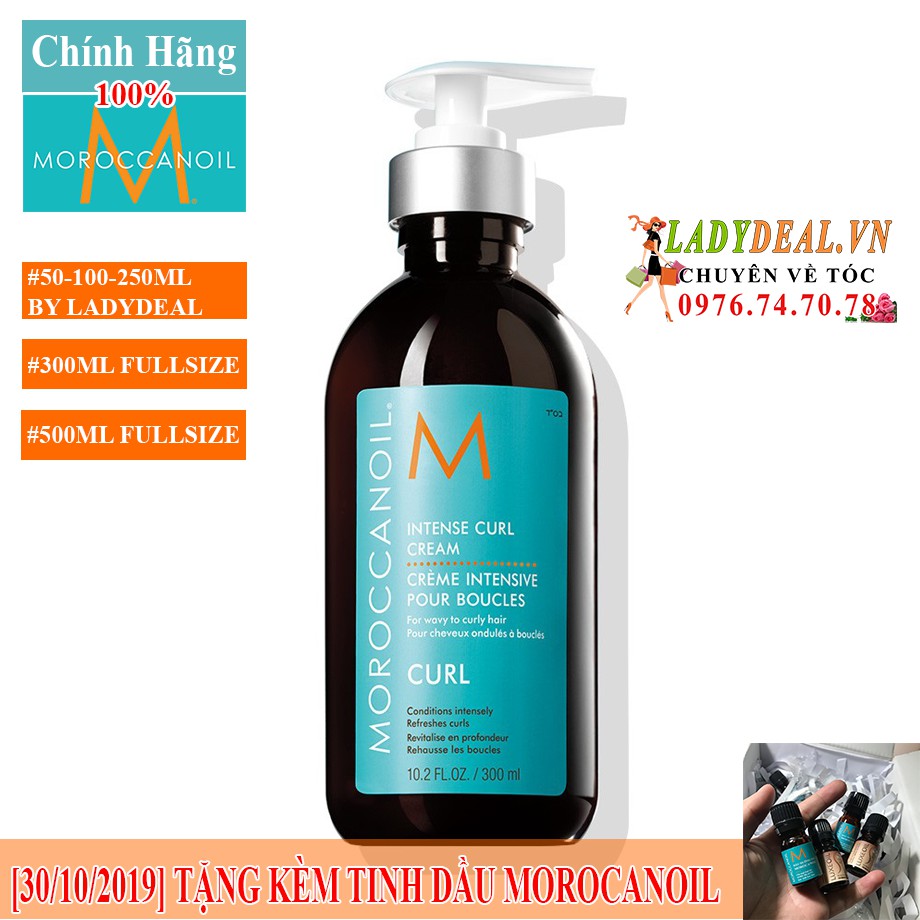 Kem Tạo Sóng Xoăn Moroccanoil Intense Curl Cream 300ml