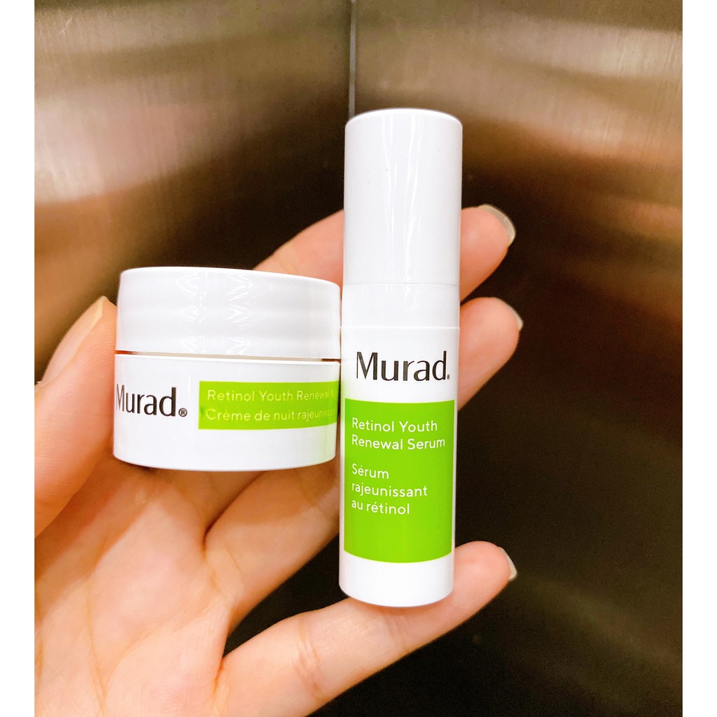 [Retinol Murad] Bộ sản phẩm hồi sinh làn da lão hóa murad (Kem 7.5ML + Serum 5ML)