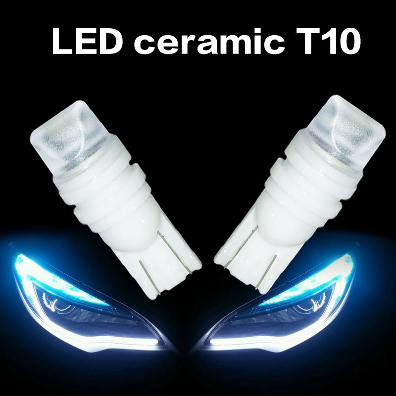 Ceramic Width Lamp W5W Bright Led Positioning Light Car Daytime Running Light Driving Lights T10 Small Bulb Modification