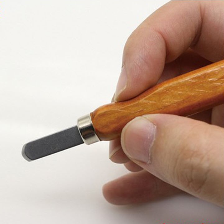 Bộ dao khắc đục tiện gỗ 12 món cao cấp V2