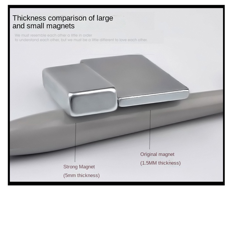 Nam châm mắt mèo hai đầu dày đặc biệt 3D nam châm keo dán mắt mèo ma thuật mạnh mẽ Dụng cụ làm móng