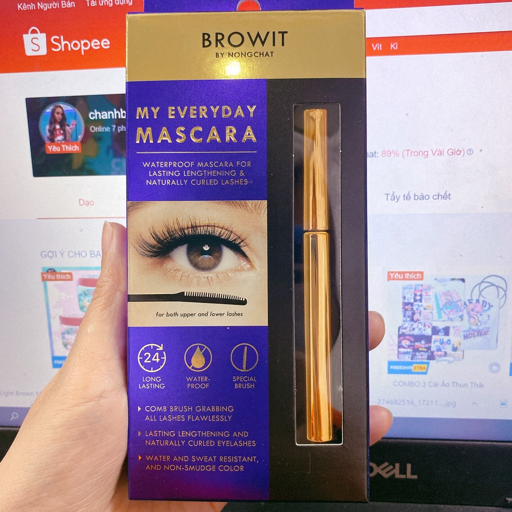 Mascara NongChat Browit Làm Dày Và Cong Mi My Everyday 5.5g