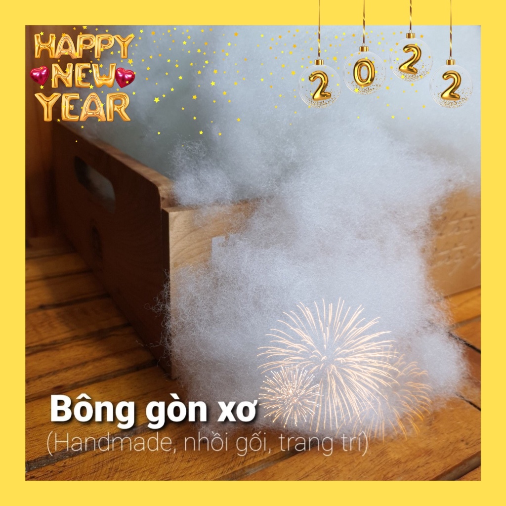 Combo 3kg bông gòn nhân tạo (45k/kg)