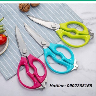 Kéo cắt gà - Kéo nhà bếp đa năng, thép không gỉ, tay cầm chống trượt