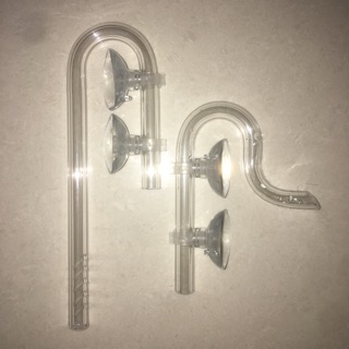 In out acrylic phi 10mm kèm 4 kẹp ống