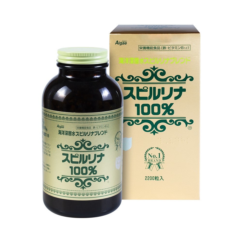 Tảo xoắn Spirulina Nhật Bản 2200 viên (Date 2022)