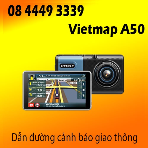 CAM HÀNH TRÌNH A50 - CẢNH BÁO GIAO THÔNG - DẪN ĐƯỜNG VIETMAP S1 - TẶNG KÈM THẺ 32GB