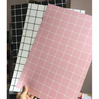 [2 Mặt] Bìa cứng kẻ sọc caro phông nền chụp ảnh 💓