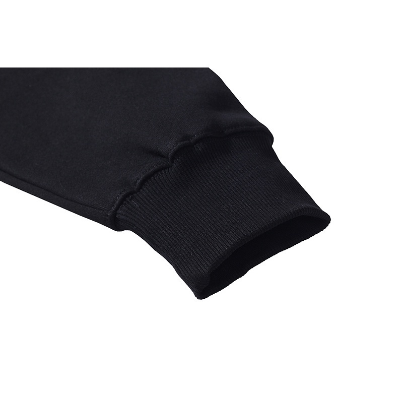 Áo Hoodie Thể Thao Tay Dài Vải Cotton Phối Nhung In Chữ Vl &amp; e Cỡ Lớn Thời Trang Đường Phố Cho Nam Và Nữ