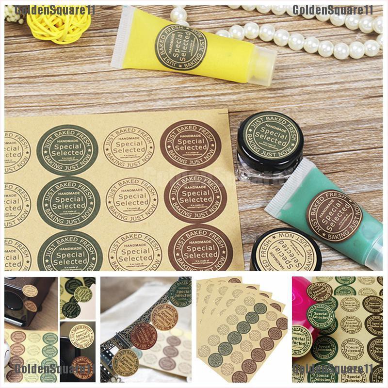 Nhãn Dán Trang Trí Hộp Quà Xà Phòng / Bánh Quy DIY