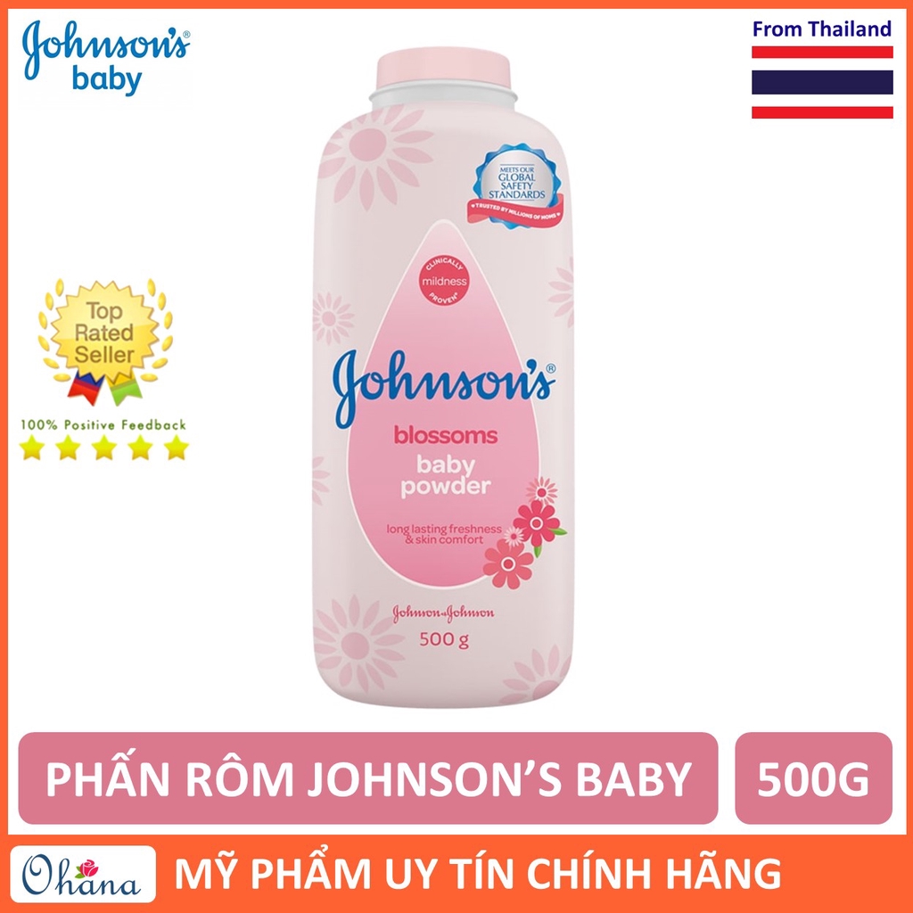 Phấn Rôm Johnson's Baby Hương Hoa Blossom Baby Powder 500g