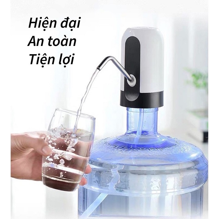 Máy bơm hút nước mini tự động từ bình | Vòi hút xăng bơm rượu tự động