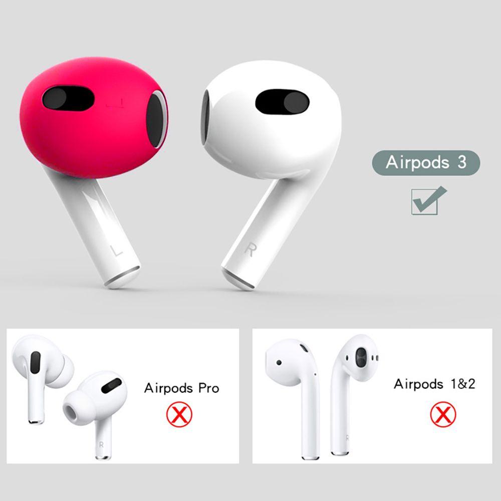 BTLIMER Set 4 / 2 Cặp Nút Bọc Tai Nghe Siêu Mỏng Bảo Vệ Cho AirPods 3