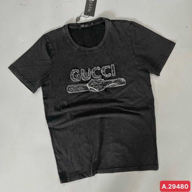 Áo phông gucci rách loang