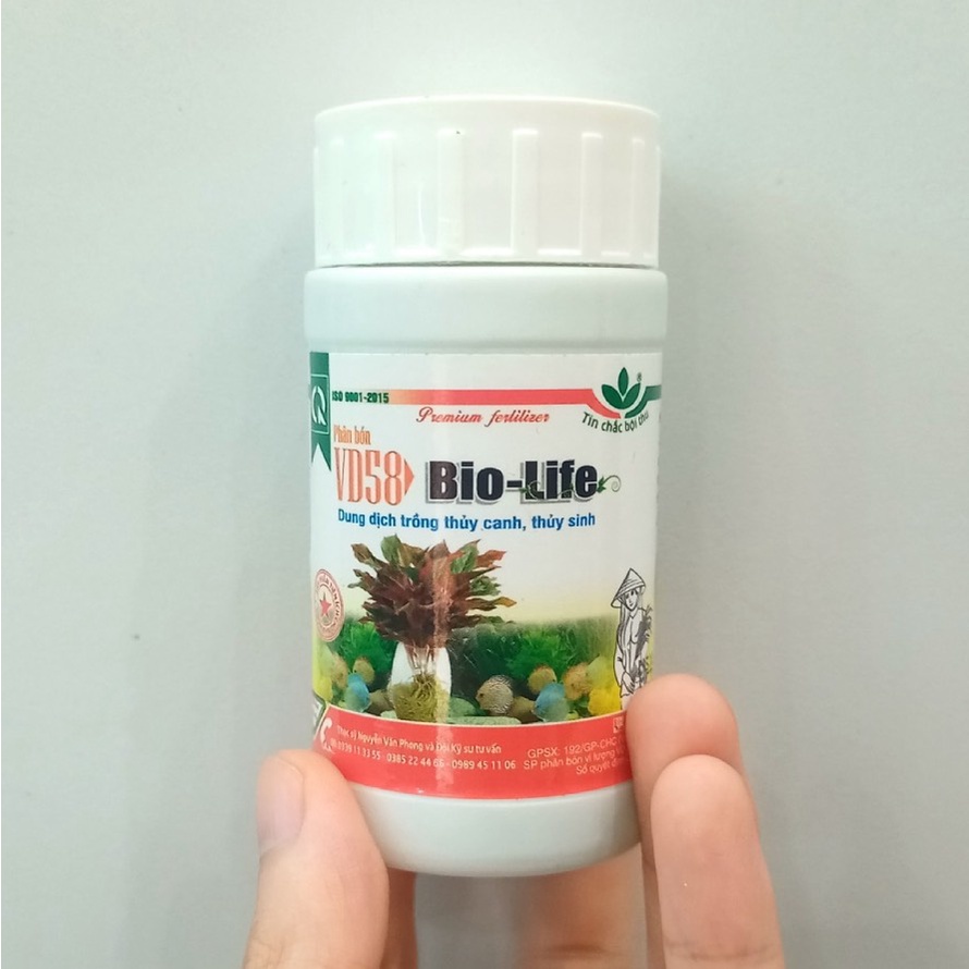 BIO - LIFE DUNG DỊCH TRỒNG THỦY CANH ,CUNG CẤP DƯỠNG CHẤT CHO CÂY TRỒNG THỦY SINH 100ml