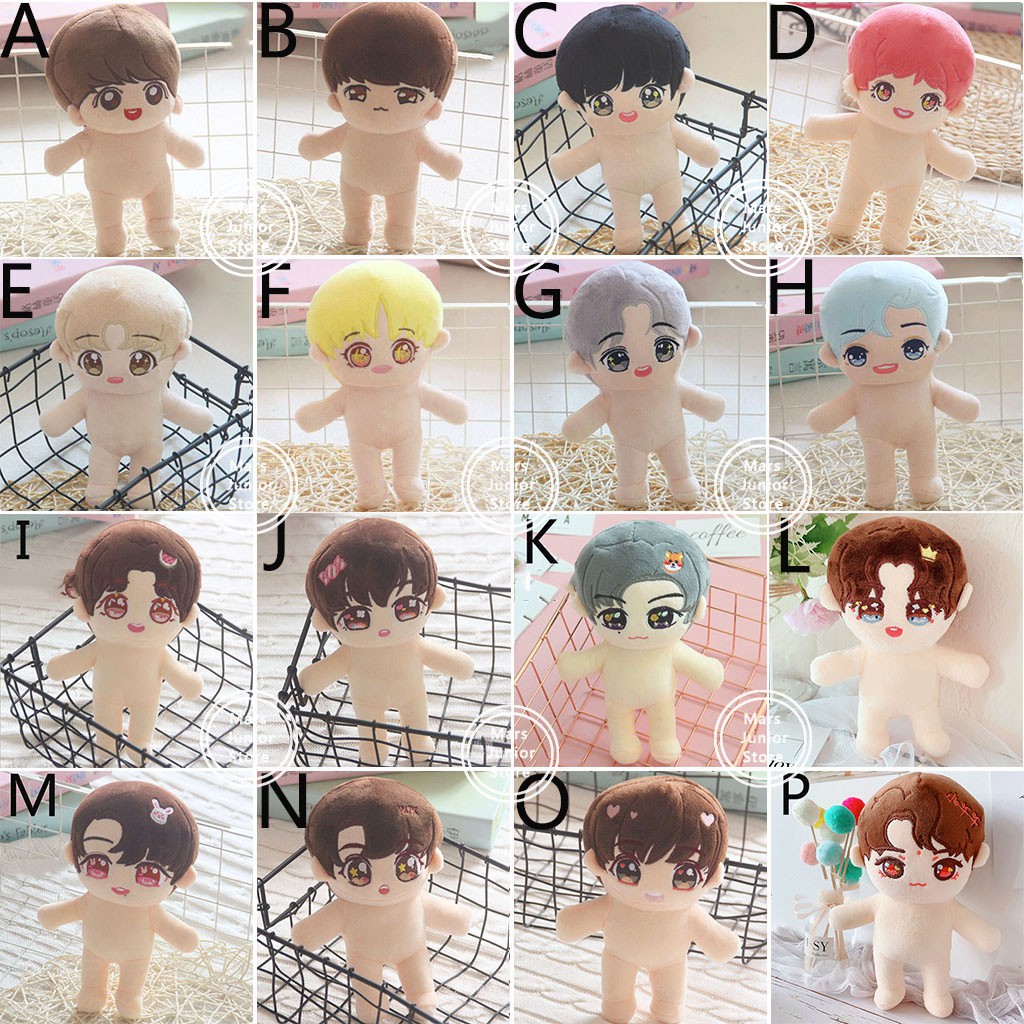 Thú Nhồi Bông 15 / 20cm Dễ Thương Cho Fan Bts Tiểu Chiến Xiao Zhan Exo
