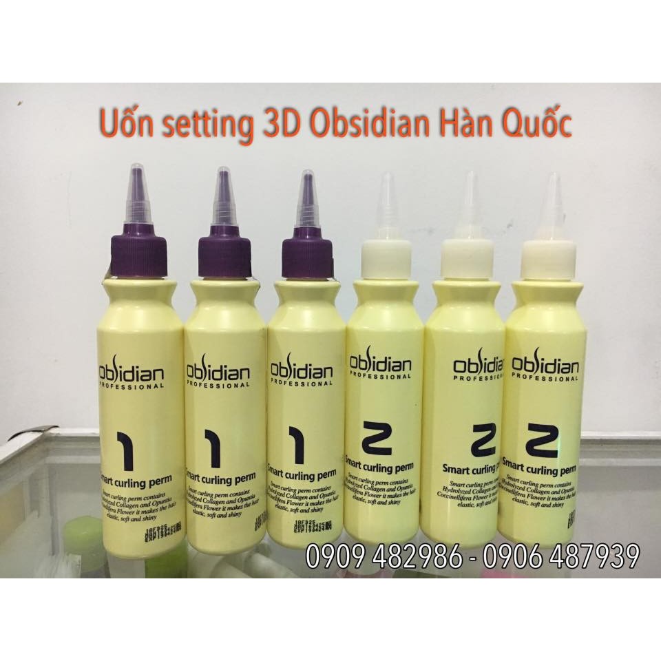 Thuốc uốn tóc 3D Smart Curling Perm Obsidian Hàn Quốc 120ml