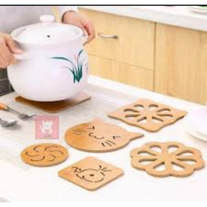 Lót nồi gỗ chống trượt