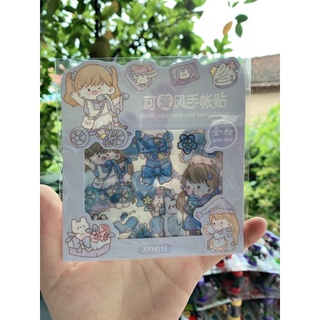 Sticker vuông XYH (4 túi sticker)