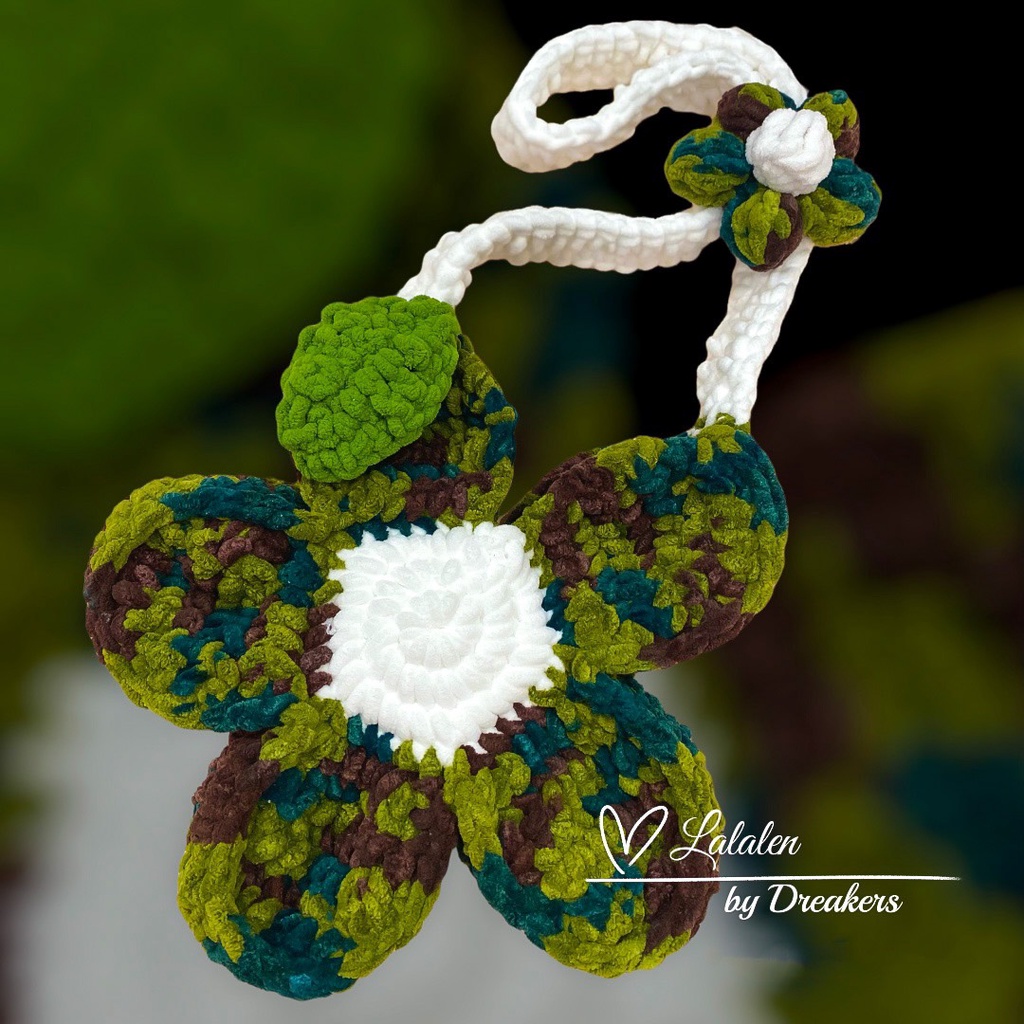 Túi Len Loang Bông Hoa Cúc - Flower Blooming Bag - Nhận Mix Màu/Ship Gấp Theo Yêu Cầu