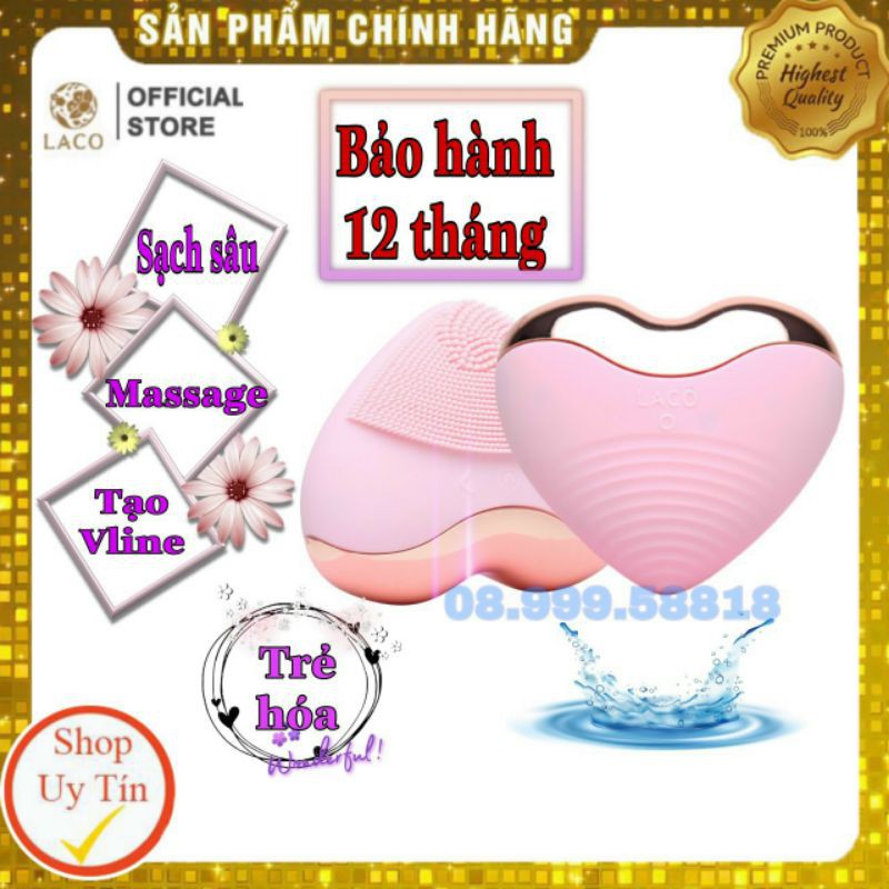 🔥Chính hãng bảo hành 6 tháng🔥 Máy rửa mặt nâng cơ Laco Promax ⚡ Sạch sâu, đánh bay mụn đầu đen ⚡ nâng cơ ⚡ massage⚡ | BigBuy360 - bigbuy360.vn