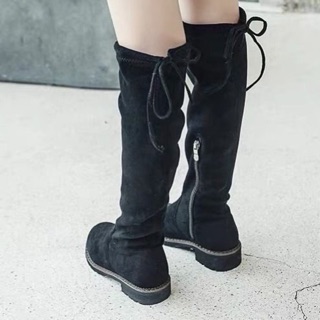 Boot cao cổ buộc dây bé gái