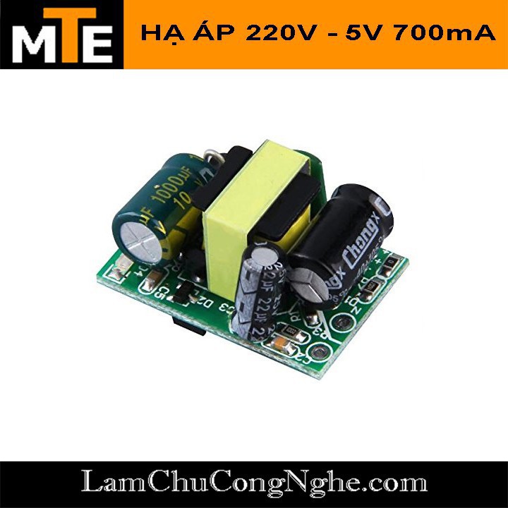 Mới! Mạch nguồn mini 220V - 5v 700mA - Module nguồn hạ áp