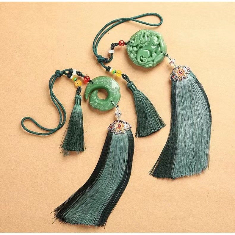 Ngọc bội TÌ HƯU cổ trang ngọc bích treo oto sang trọng thắt eo cosplay phong cách cổ đại