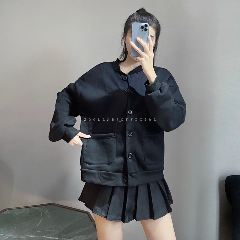 Siêu Sale Áo Cardigan Nỉ Bông