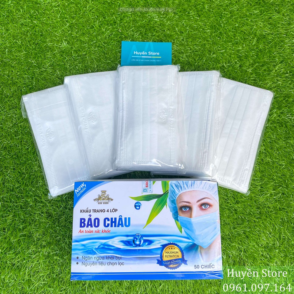 [GIÁ SỈ] Khẩu trang y tế 4 Lớp (Hộp 50 cái)