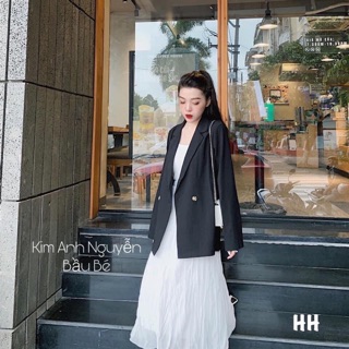 Áo Blazer trơn hàn quốc